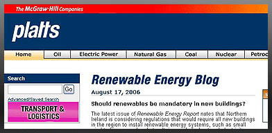 McGraw-Hill Platts Energy Blogs